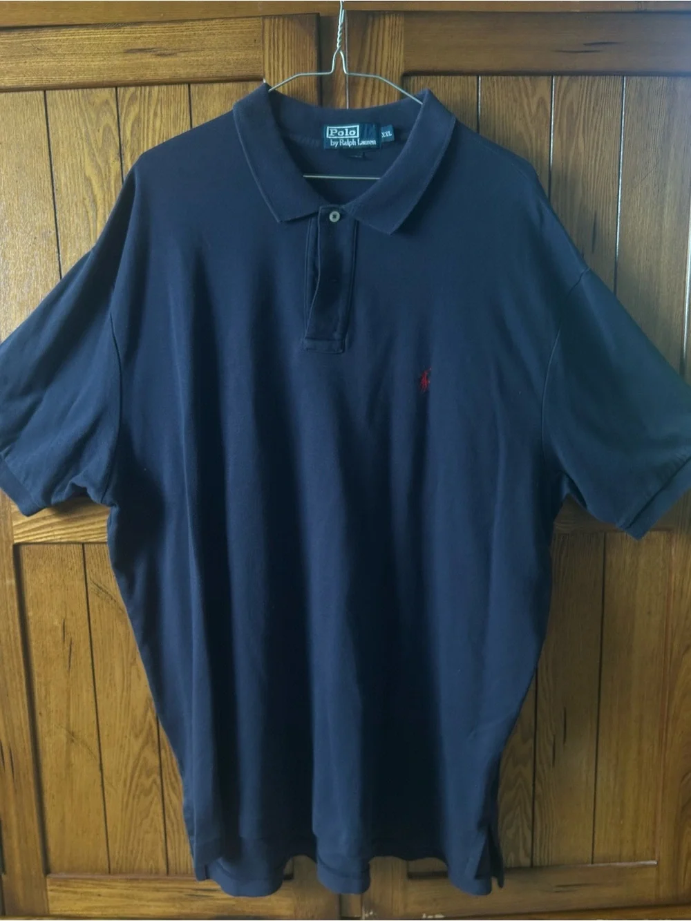 Vintage 90s Polo Ralph Lauren Navy Men’s Shirt. XXL